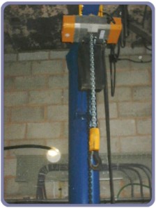 Pump room crane