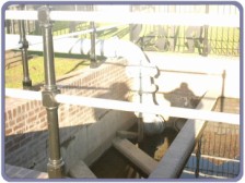Pipe in sump