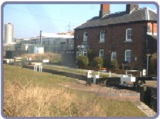 Cottages at Deykin Avenue Bridge and Lock
