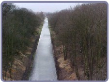 Deep Cutting from Scott Bridge towards Motorway