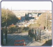 Scene October 2003 locks full of scaffold