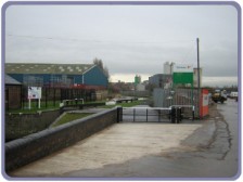 Motor Cycle Barriers in place: Top Lock 2004